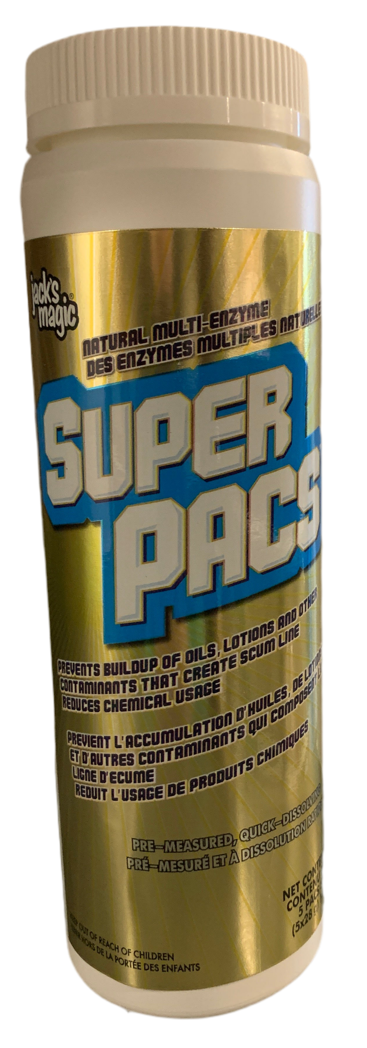 Jack's Magic Super Pac's 3 sachets clarifying natural enzymes i23