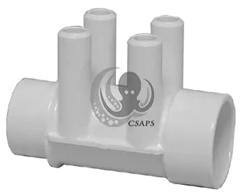 Manifold 1-1/2" Femelle x 1-1/2" Mâle, 4 sorties lisse 3/4''