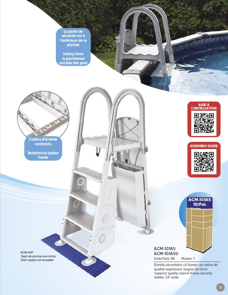 Échelle de sécurité Piscine Aide StBruno