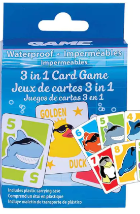 3 in 1 Waterproof Card Game 2023.2