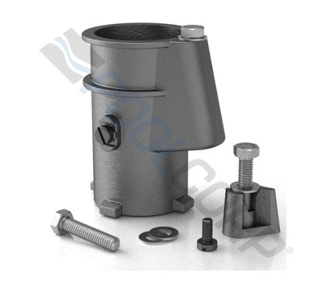 HANOVER ALUMINUM 1.9" CORNER ANCHOR SOCKET 4" i23