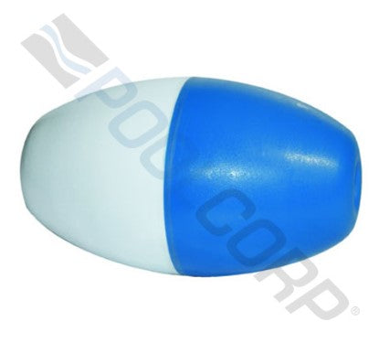 Blue & White Cable Buoy 5" x 9" i0124