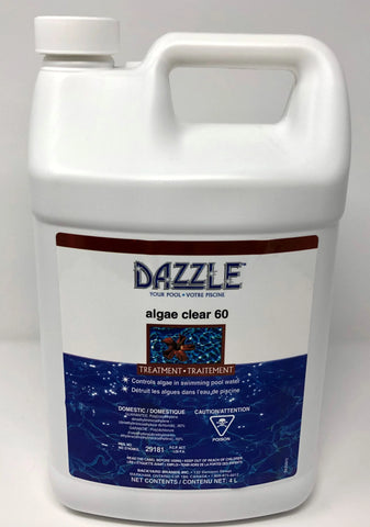 Dazzle Algae Clear 60 4L  i0124