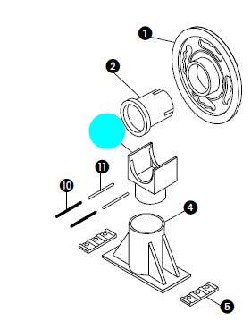 Support de rouleau solaire i23