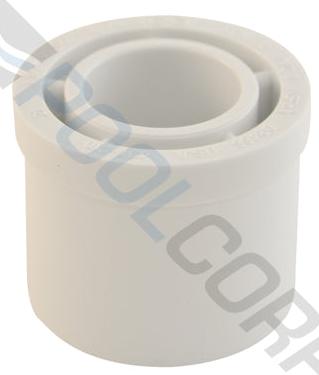 Westlake Pipe & Fittings 437210BC 1-1/2" x 3/4" SCH 40 PVC End Cap x Slip Reducing Bushing