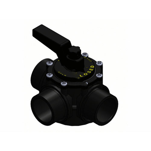 Praher 1 1/2" - 2" Vanne de dérivation à 3 voies, glissement (OV3-1500) i25