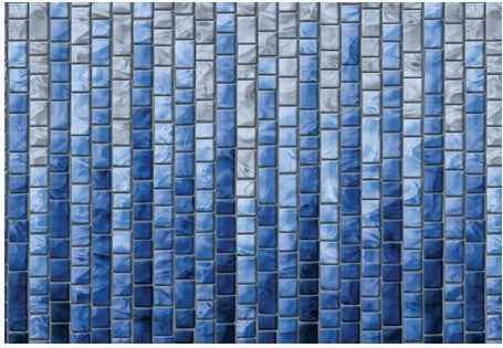 Toile de vinyle 21' X 52'' à bead Midnight Stone i23