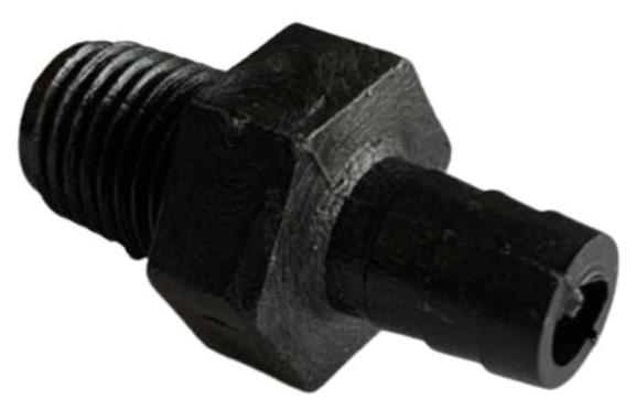 Adapteur en plastique noir 3/8 pouces B x 1/4 pouces MPT pour raccords de plomberie