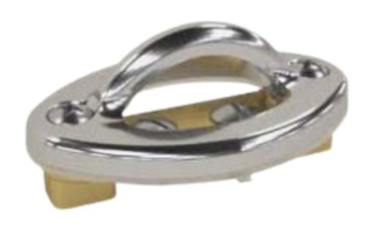 Anneau pour ancrage mural de câble, paquet de 2 avec quincaillerie, en métal robuste