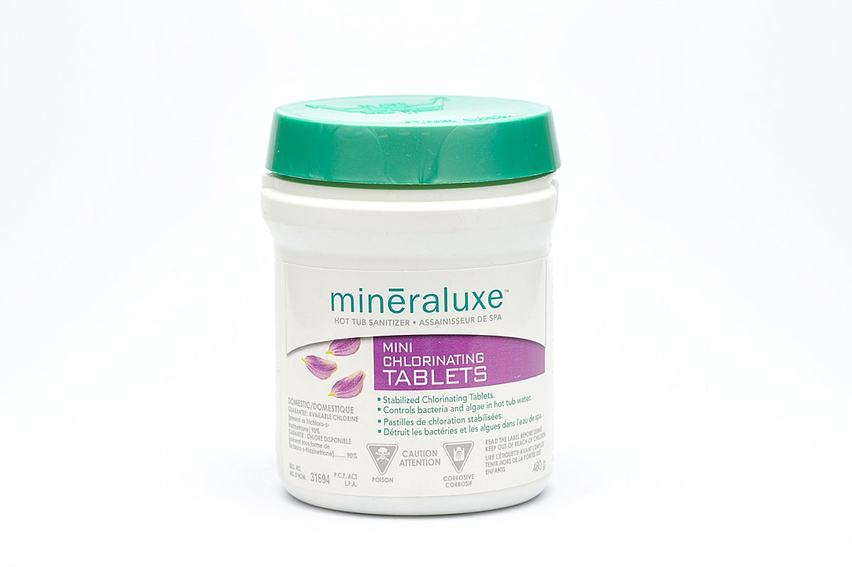 Mineraluxe mini tablettes de chlore 2.5 kg