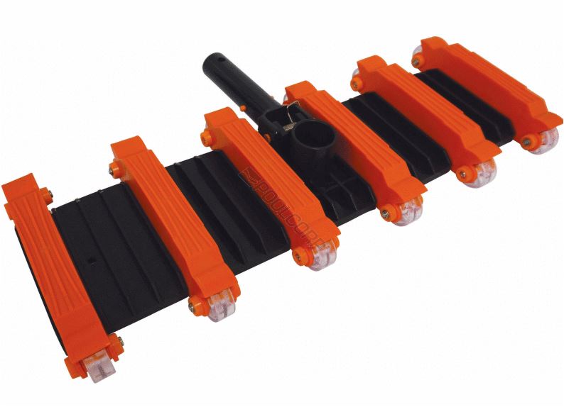 Poolstyle Tete de balayeuse Flex série Supreme de 19" pour piscines de beton avec roues i23