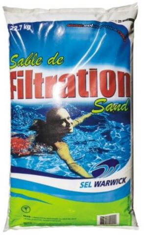 Sable ou pierre de filtration 22kg 50 LBS