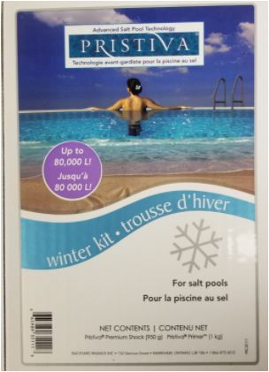 Pristiva trousse d'hiver piscine sel 80 000L i25