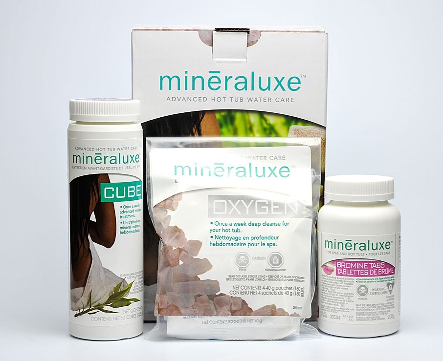 Mineraluxe maintenance kit granulated chlorine 1 month i23