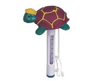 Thermometre flottant en plastique avec figurine de tortue 2023.1
