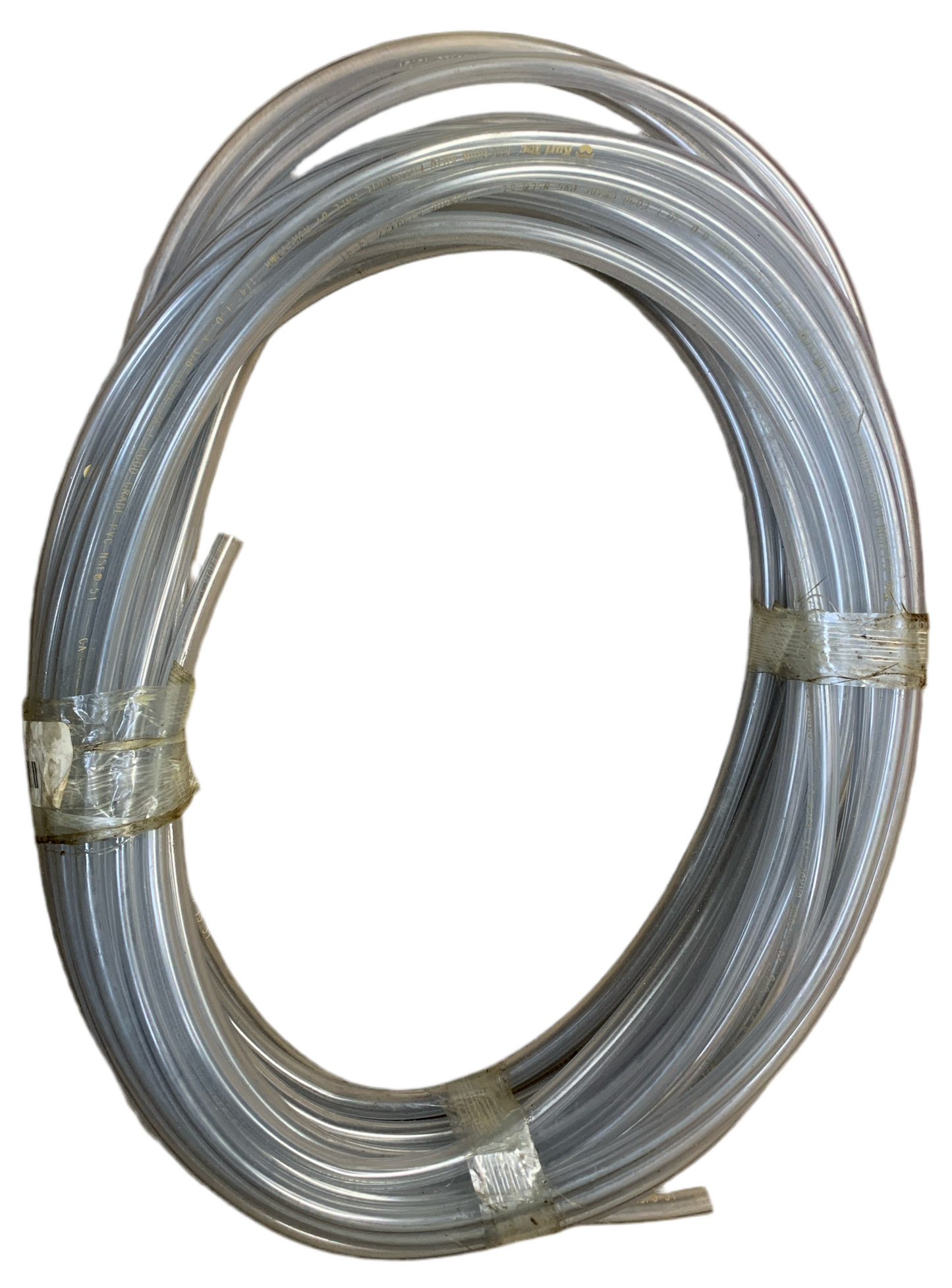 50' x 1/4'' Clear Vinyl Tubing