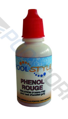 POOLSTYLE - 1/2 oz phénol rouge pour test de pH