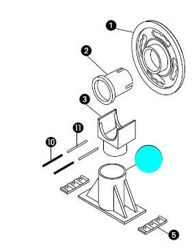 Solar roller base for above ground pools