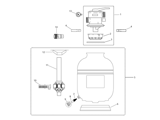 Latéral (seul) filtres Laser Jacuzzi/Carvin