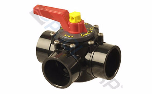 1 1/2" FPT 3-Way Diverter Valve 