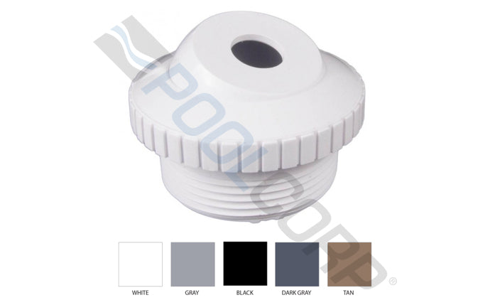 Raccord Hydrostream noir MPT 1,5" avec ouverture de 0,5"