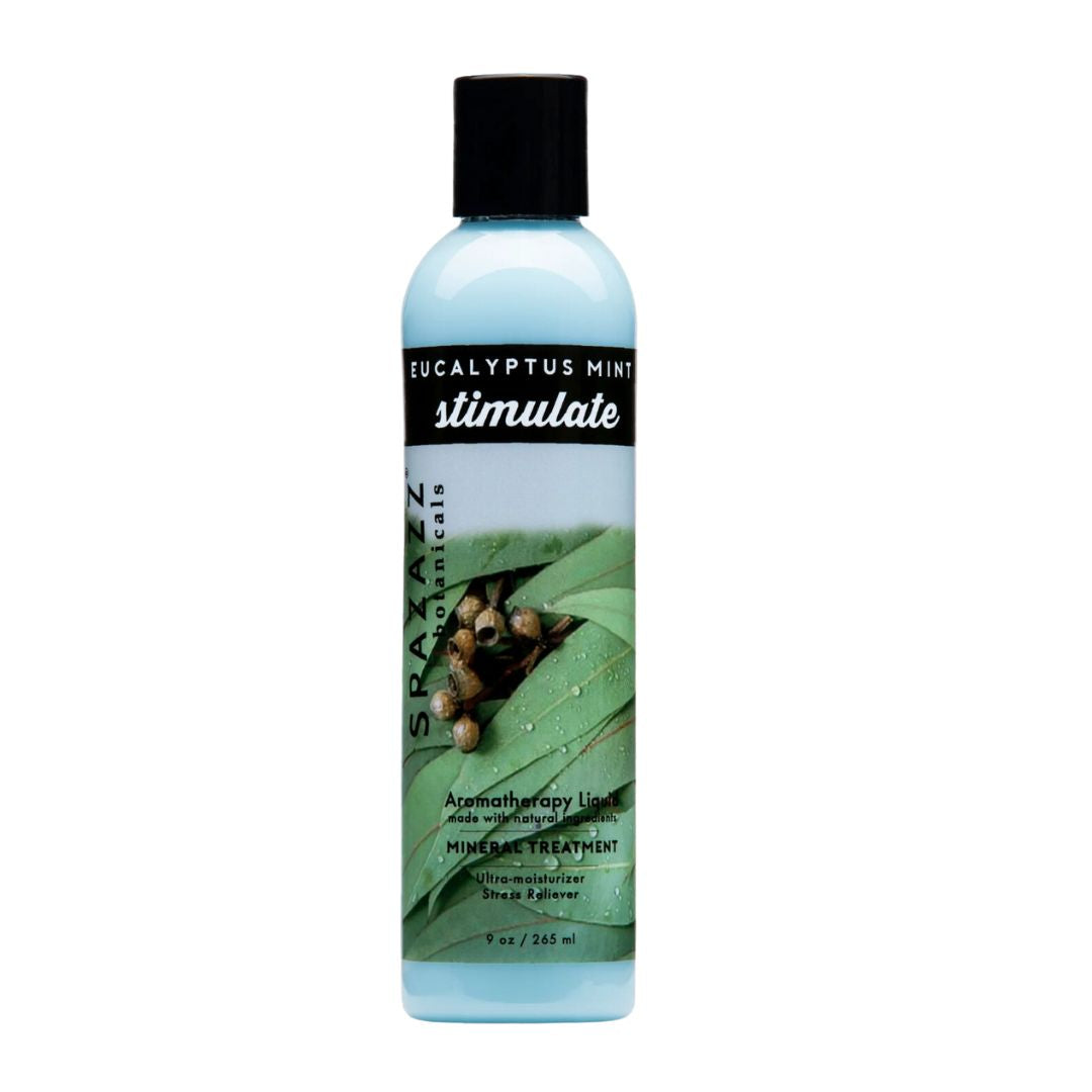 Bouteille d'aromathérapie Eucalyptus Mint Stimulant de Spazazz pour spa