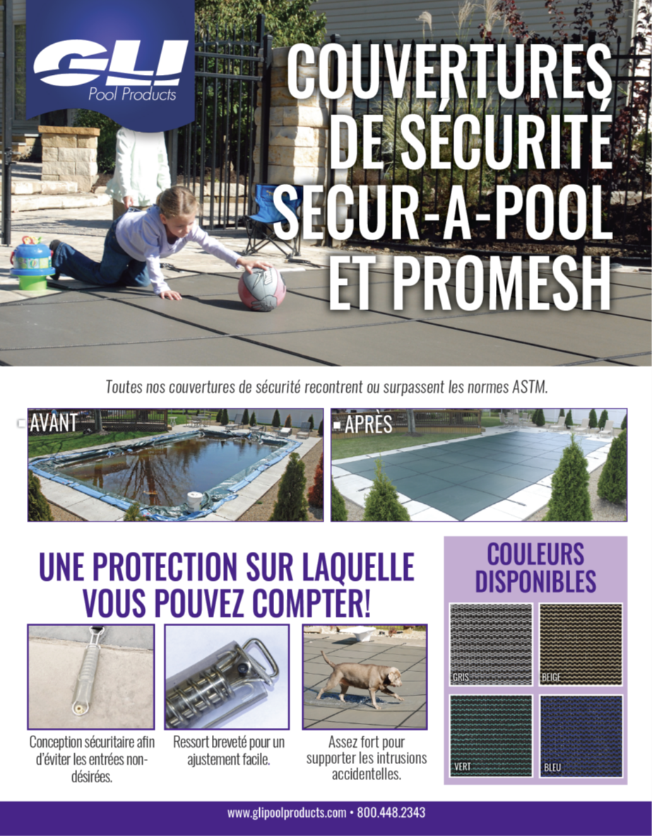 Couverture de sécurité Piscine Aide StBruno