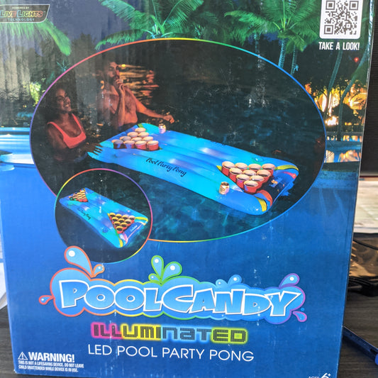 Jeu de Pong de fête lumineux au LED pour piscine de Pool Candy i23