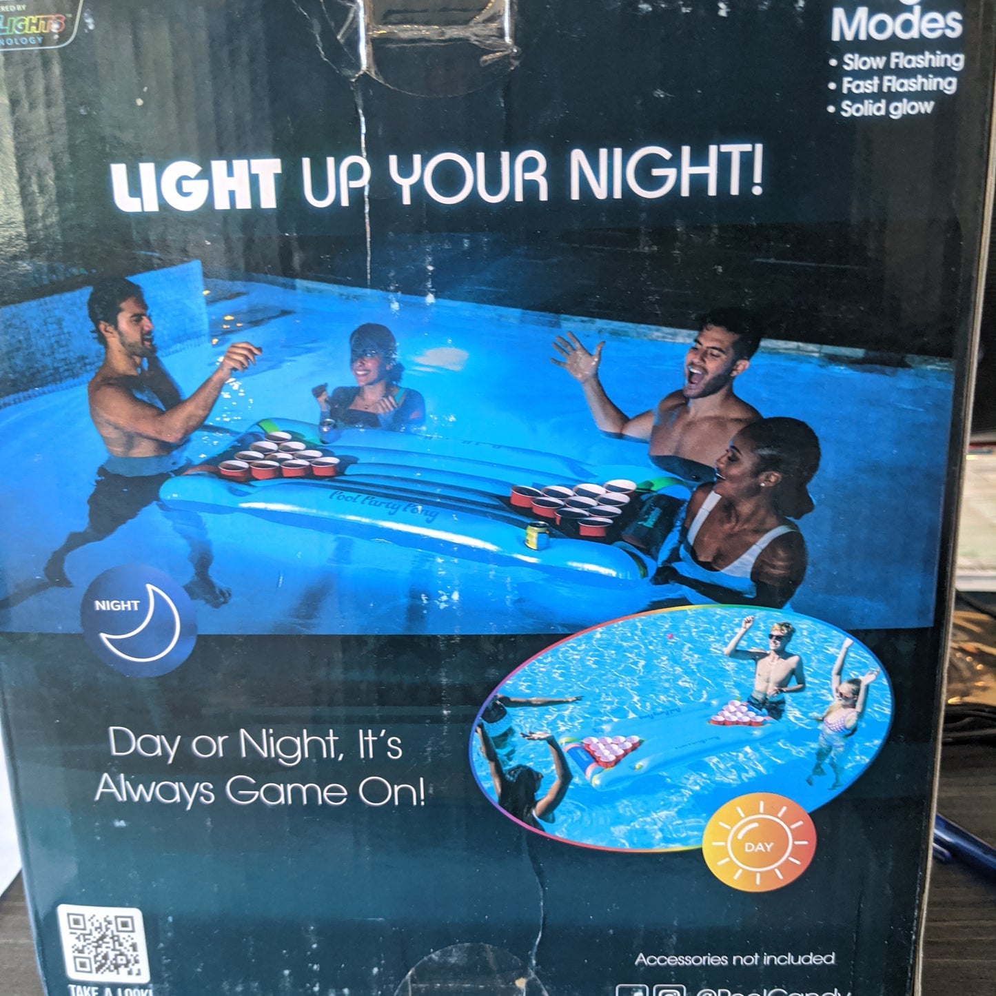 Pool Candy i23 LED Light Up Party Pong Game for Pool