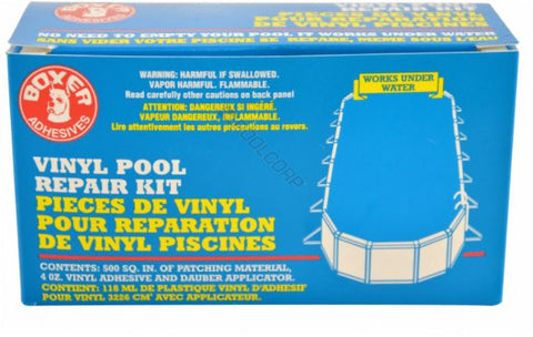 Vinyl Pool Repair Kit (4 oz vinyl adhesive)