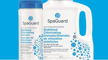 Spaguard granules de  chloration stabilisé spa 7504 ap2i