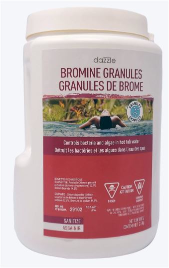 Dazzle Bromine granules - bromine granules 2.5kg i0124