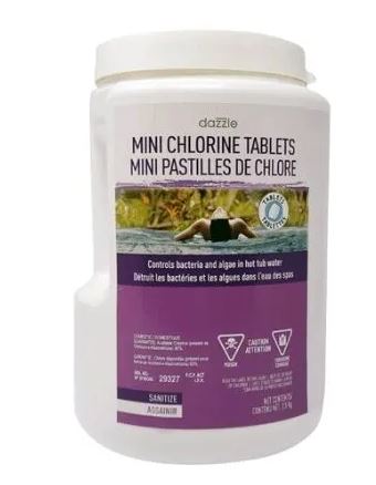 Dazzle Hot Tub tablettes de chloration - Chlorinating Tablets 2.5 kg i23