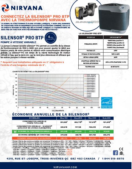 Nirvana Heat pump FC series free delivery 50 km radius