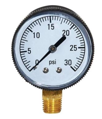 SUPER-PRO Pressure gauge 0-30 psi i23