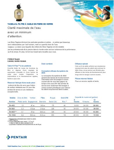 Pentair 325 lbs Sand Fiberglass Filter